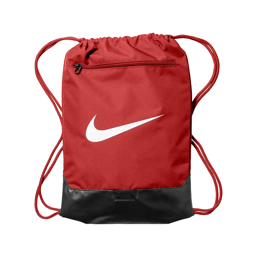 custom nike drawstring backpack Customized Zippered main compartment Custom Nike Drawstring Bags: Design