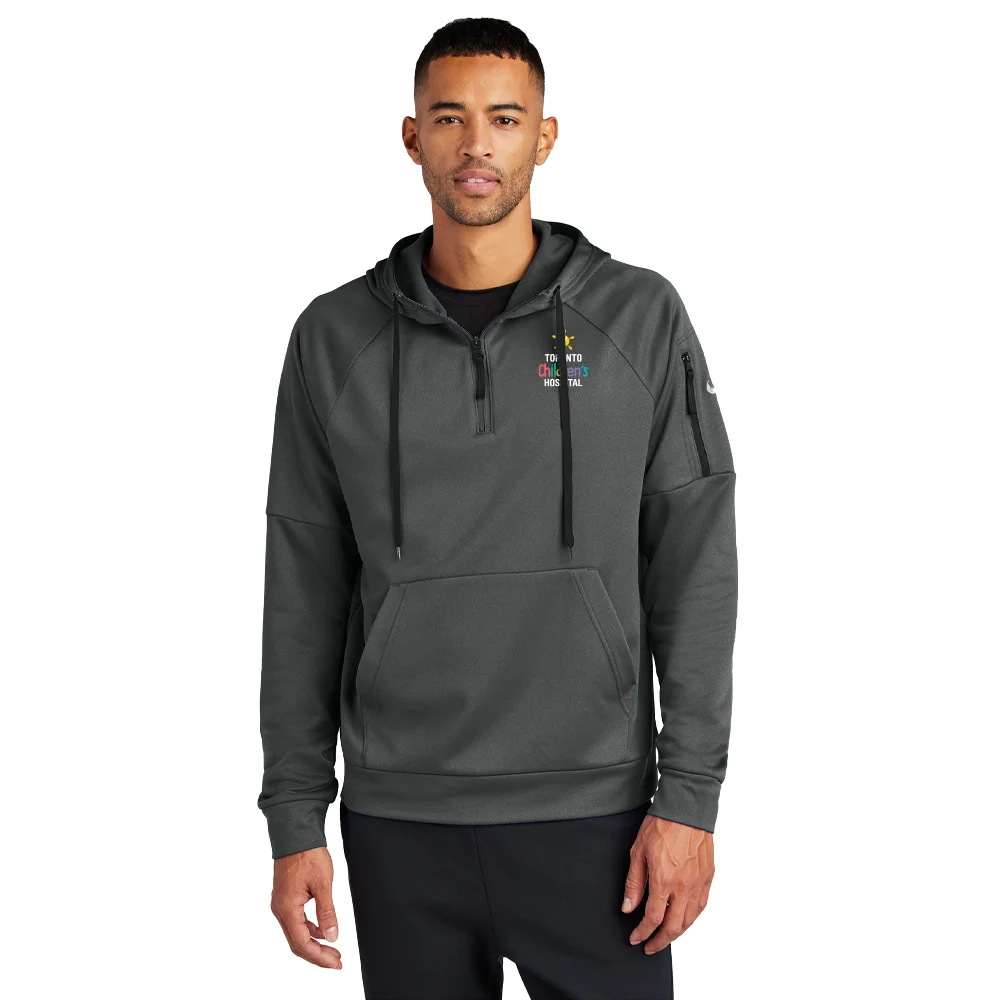 Nike® Unisex Therma-FIT Pocket Quarter-Zip Fleece Hoodie