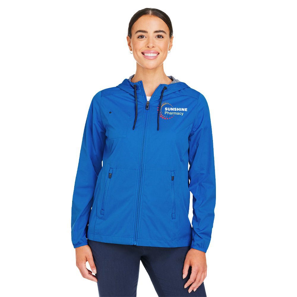 North End Ladies Techno Lite Jacket - Water Resistant Lightweight Women's Jacket