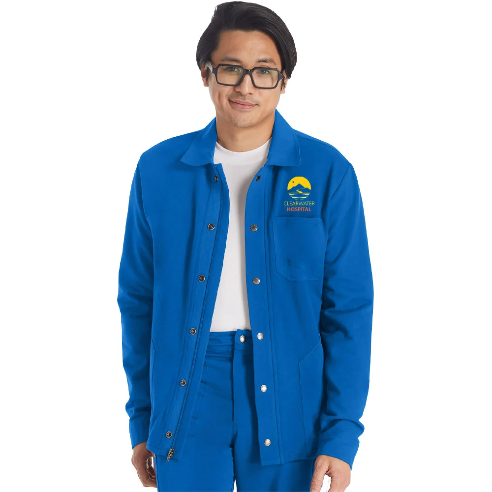 Dickies® Men's EDS NXT 3-Pocket Zip-Front Fleece Scrub Jacket