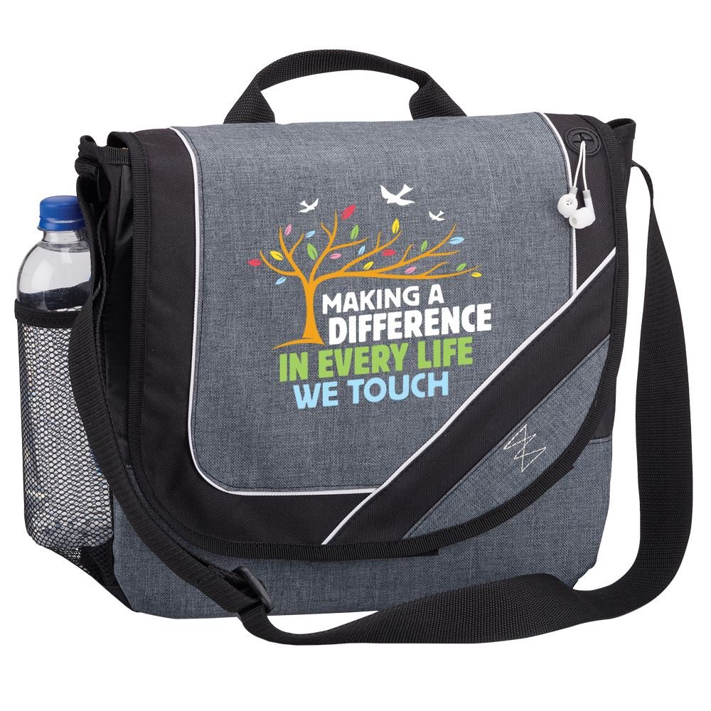 Making A Difference In Every Life We Touch Portland Messenger/Briefcase Bag