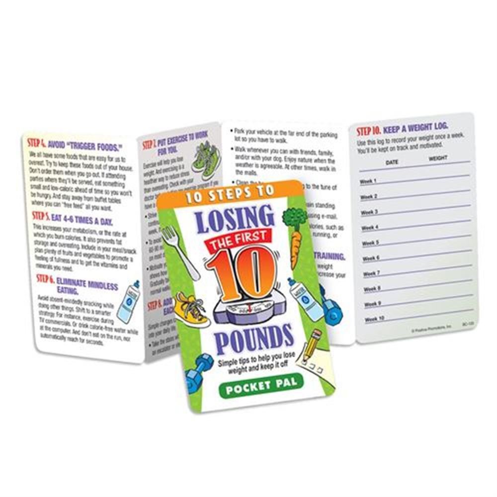 10 Steps To Losing The First 10 Pounds Pocket Pal - Personalization Available