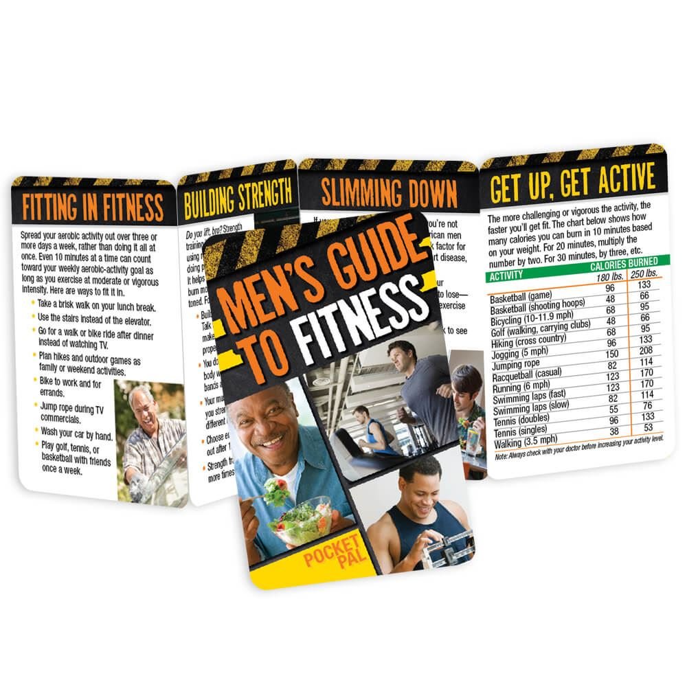 Men's Guide To Fitness Pocket Pal - Personalization Available