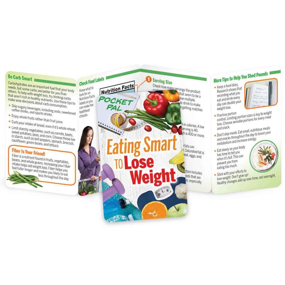 Eating Smart To Lose Weight Pocket Pal - Personalization Available