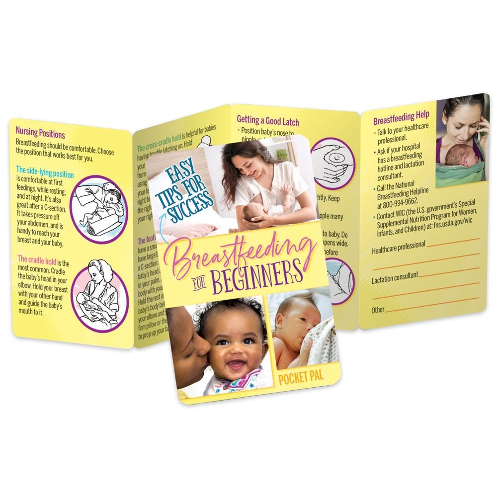 Breastfeeding For Beginners Easy Tips For Success Pocket Pal - Personalization Available