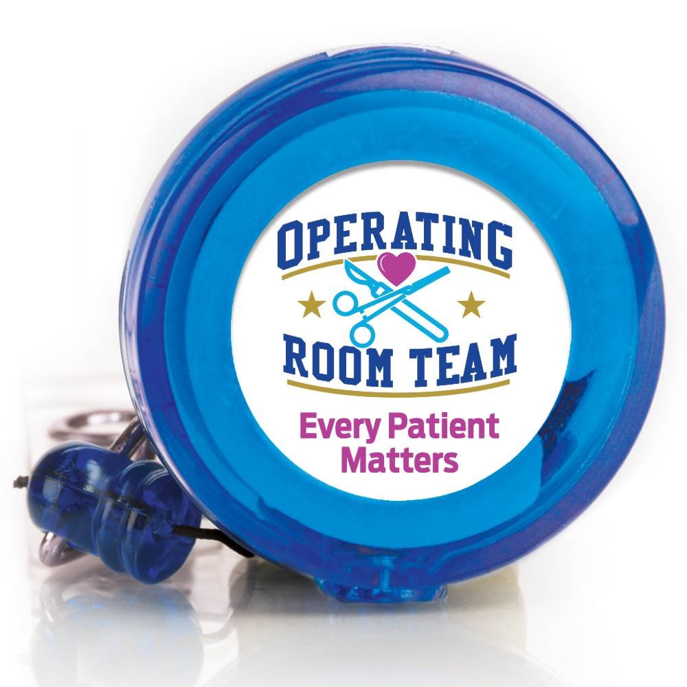 Operating Room Team: Every Patient Matters Retractable Badge Holder ...