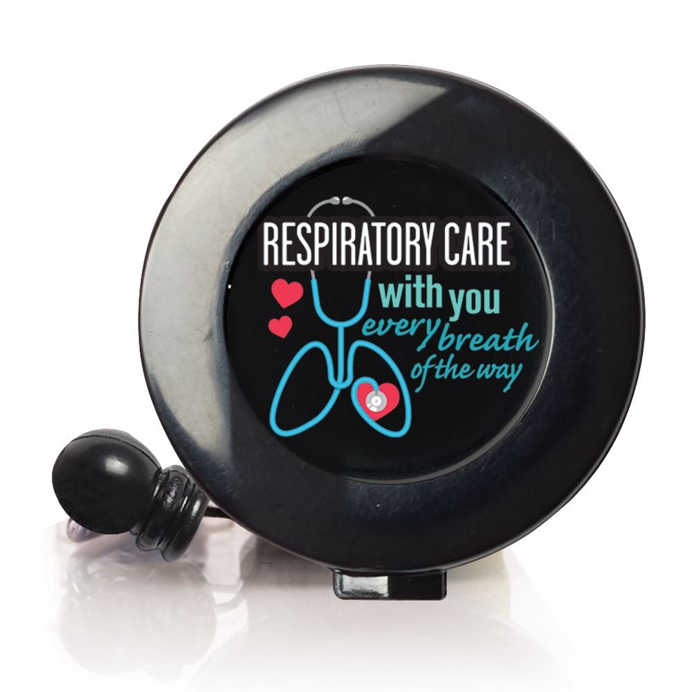 Respiratory Care Retractable Badge Holder