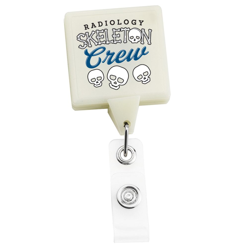 Radiology Skeleton Crew Glow-In-The-Dark Badge Holder