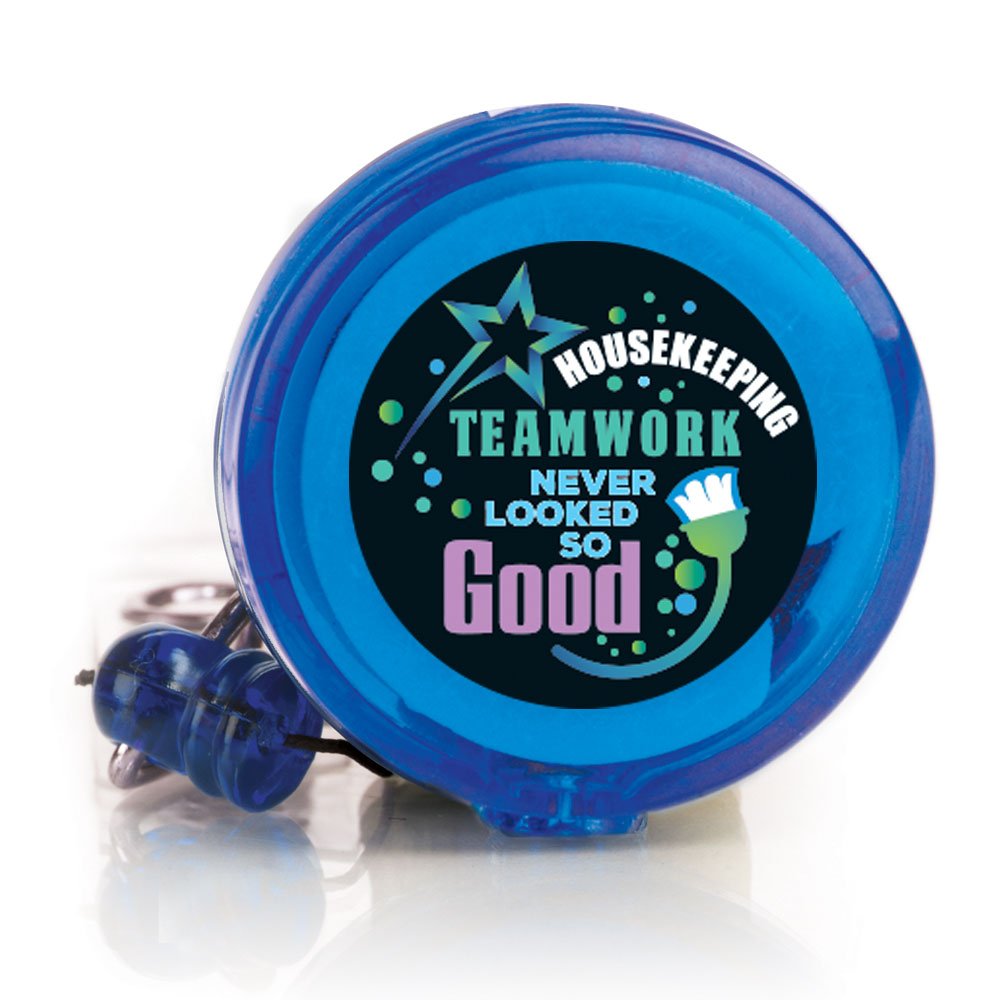 Housekeeping: Teamwork Never Looked So Good Retractable Badge Holder