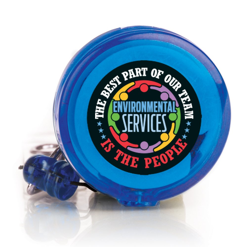 Environmental Services: The Best Part of Our Team Is the People Retractable Badge Holder