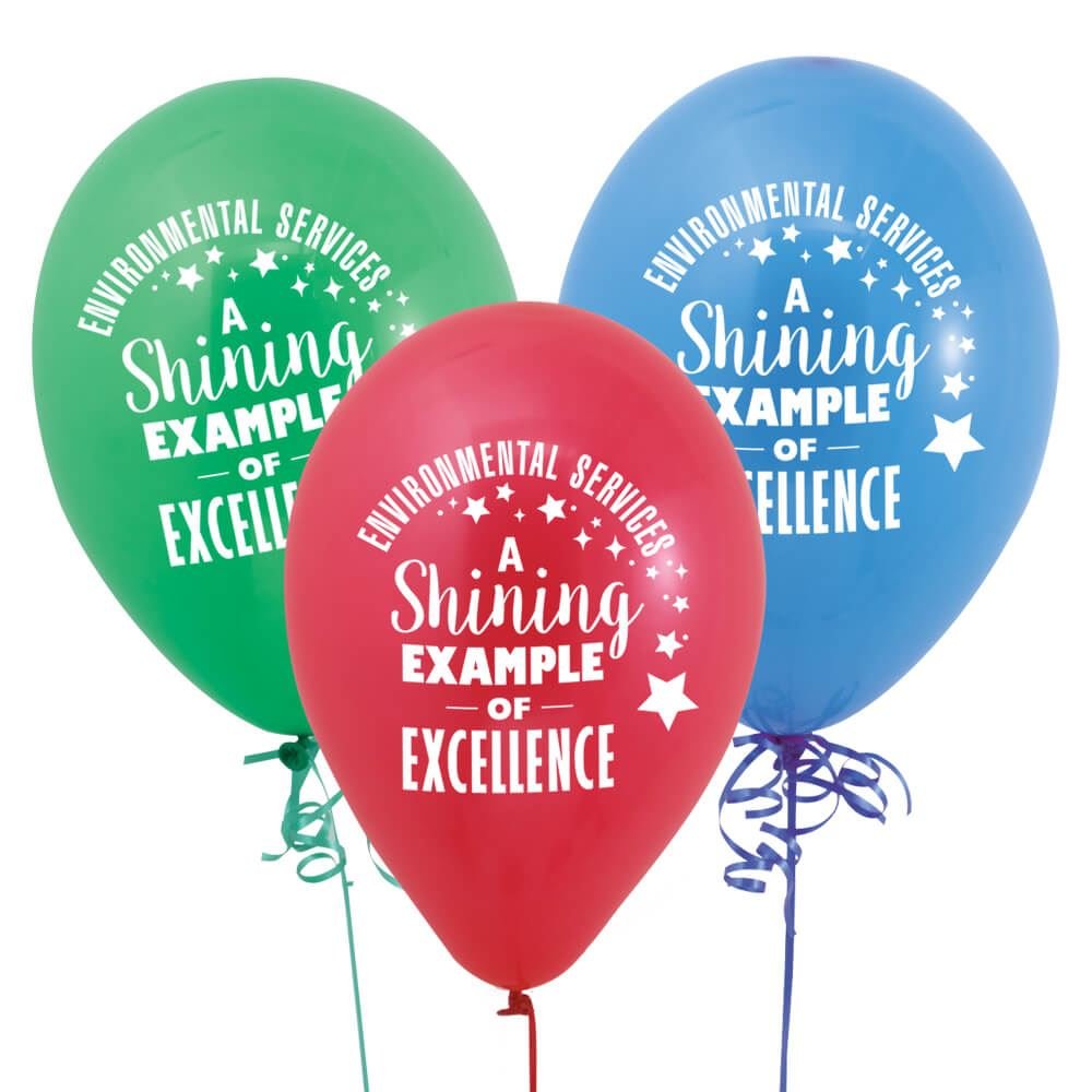 Environmental Services: A Shining Example Of Excellence Balloons