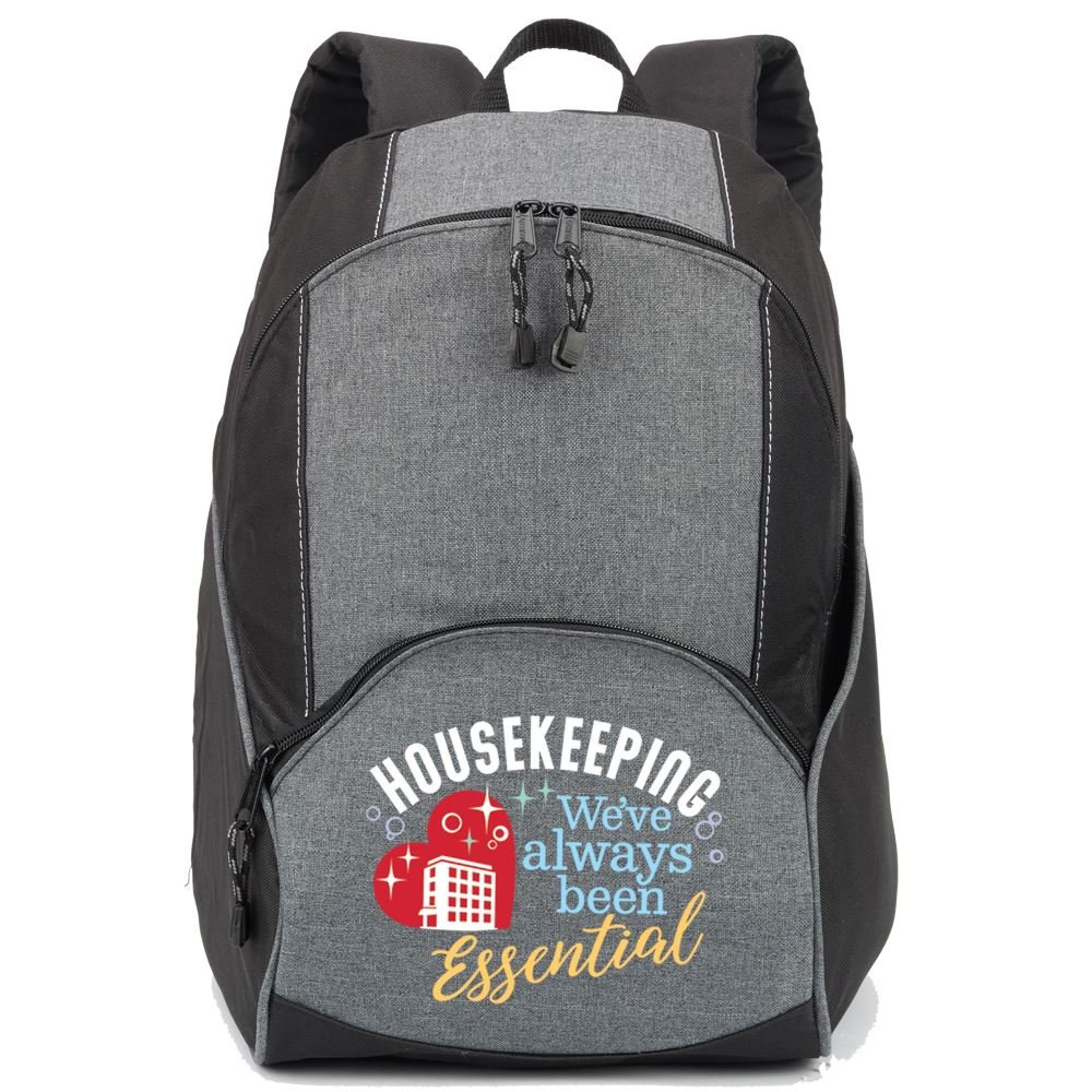 Housekeeper Backpack Housekeeping: We've Always Been Essential Aspen Backpack | Positive ...