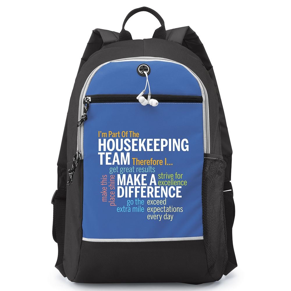 I'm Part Of The Housekeeping Team, Therefore I... Bayside Backpack