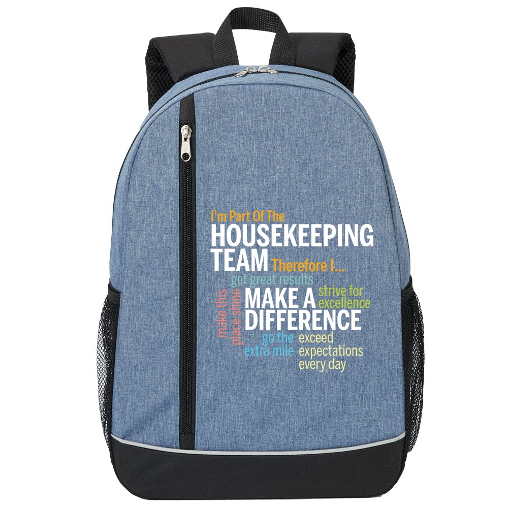 Housekeeper Backpack I'm Part Of The Housekeeping Team, Therefore I... Logan Backpack ...