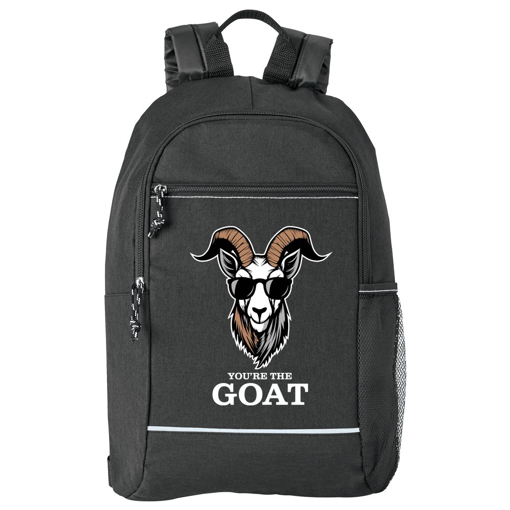 You're the GOAT Bayside Backpack With Reflective Trim | Positive Promotions