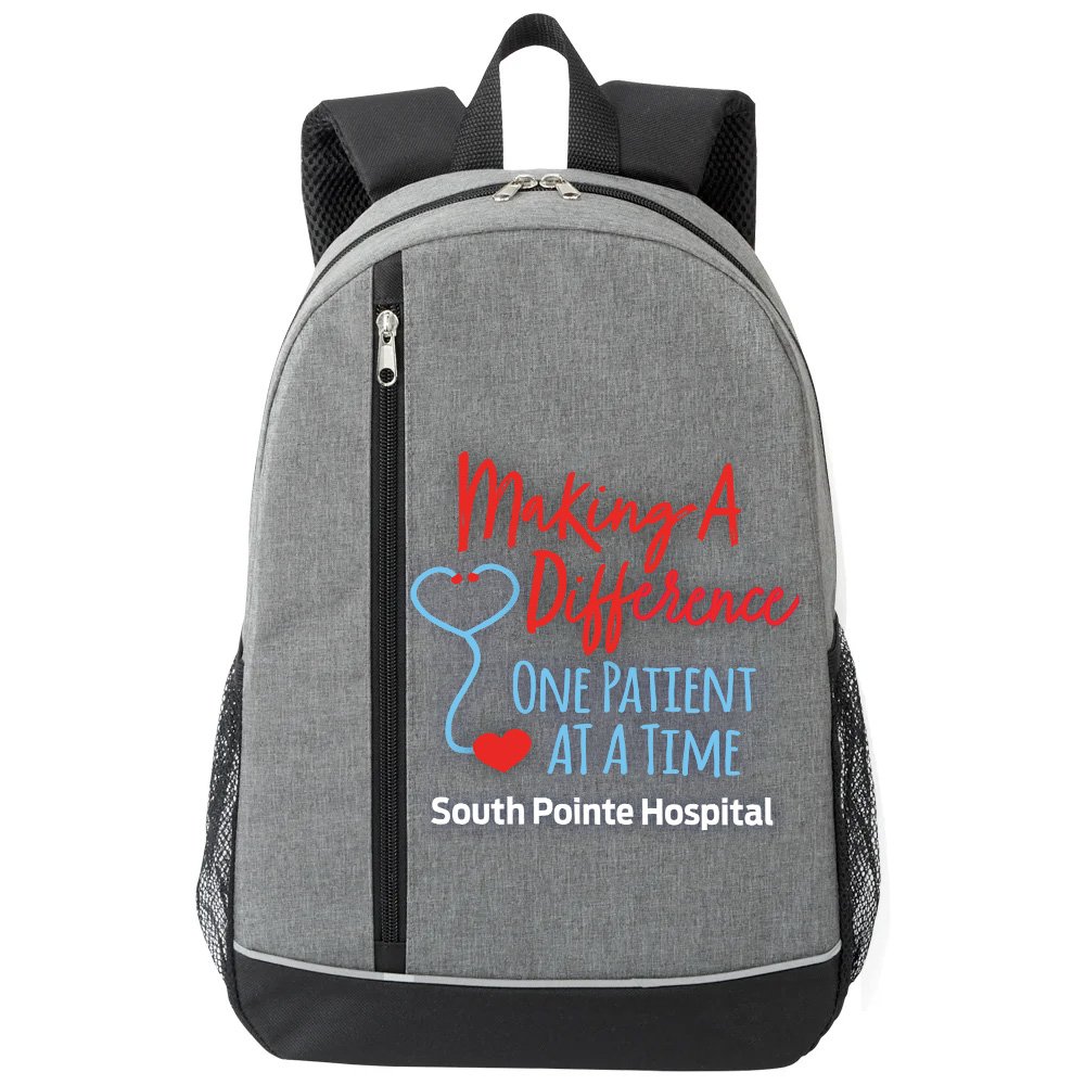 Healthcare Team Pride Gray Logan Backpack - Full-Color Personalization Available