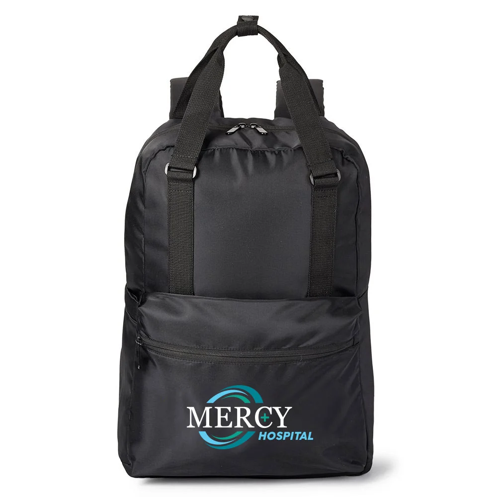 2-in-1 Dual-Carry 17" Computer/Laptop Backpack & Tote With Trolley Strap - Embroidered Personalization Available | Positive Promotions 2-in-1 Dual-Carry 17" Computer/Laptop Backpack & Tote With Trolley Strap - Embroidered Personalization Available | Positive Promotions