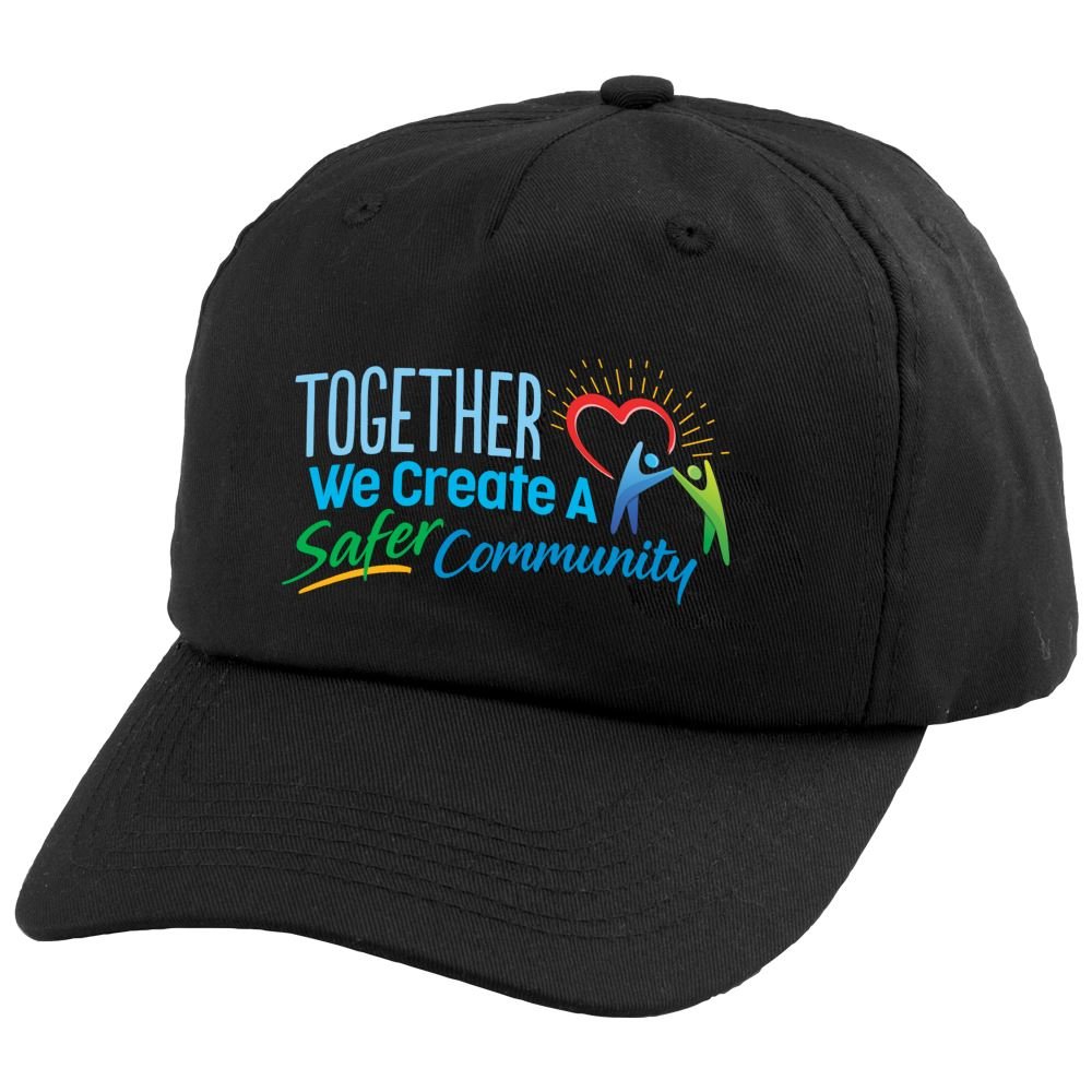 Together We Create A Safer Community Baseball-Style Cap