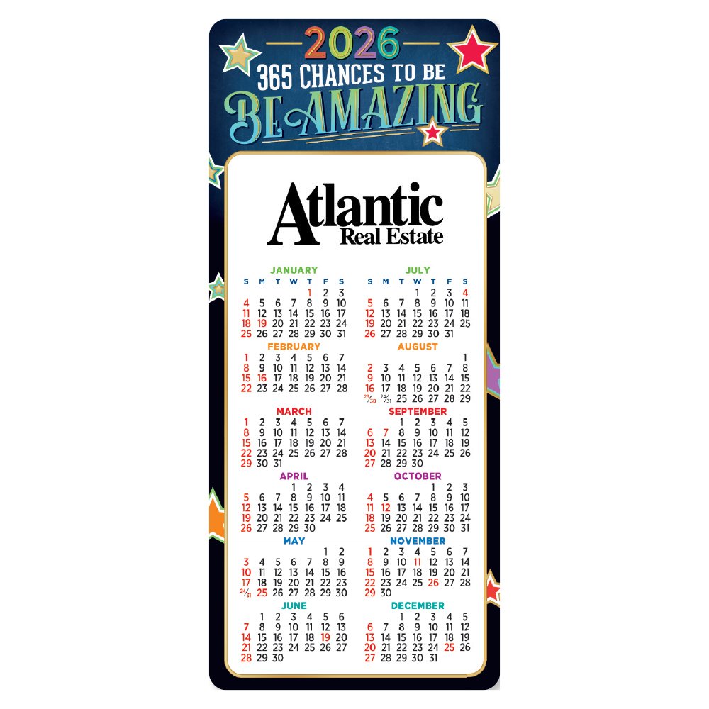365 Chances to Be Amazing E-Z 2 Stick 2026 Calendar - One-Color Personalization Available