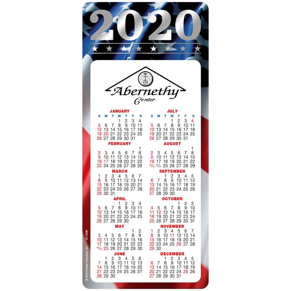 Americana 2021 E-Z 2 Stick Calendar - Personalization Available