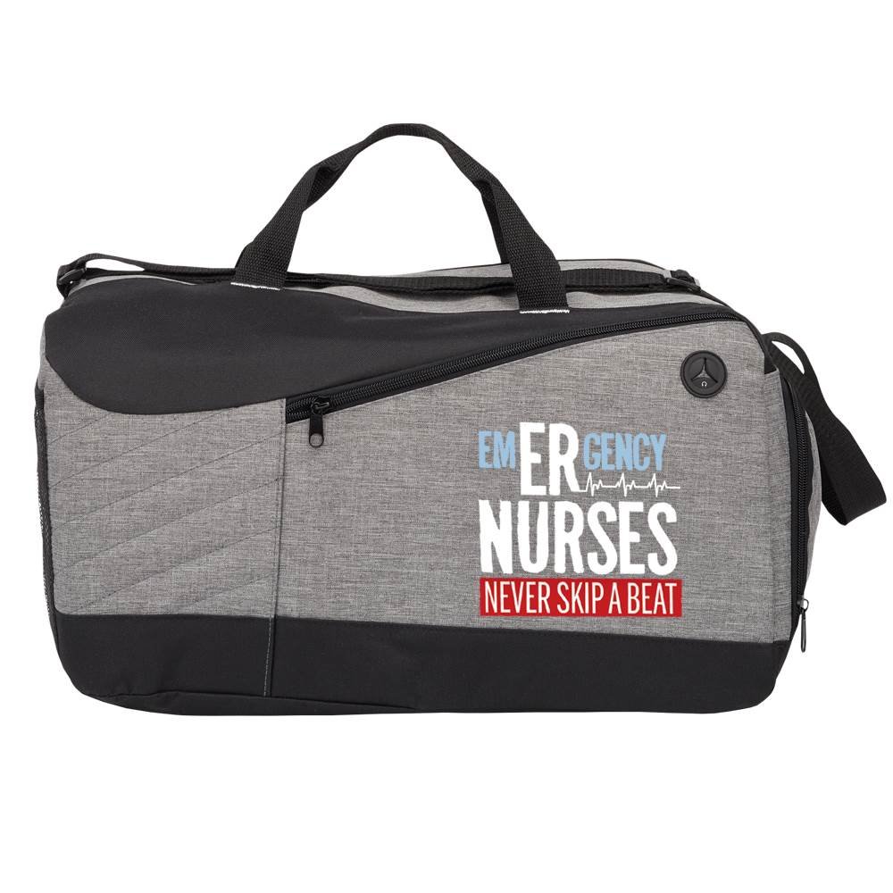Emergency Nurses Never Skip A Beat Stafford Duffel Bag