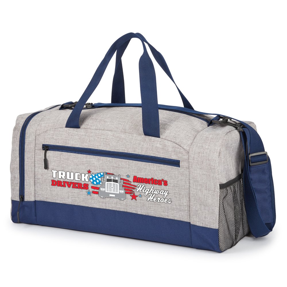 Truck Drivers: America's Highway Heroes Tacoma Recycled Duffel Bag