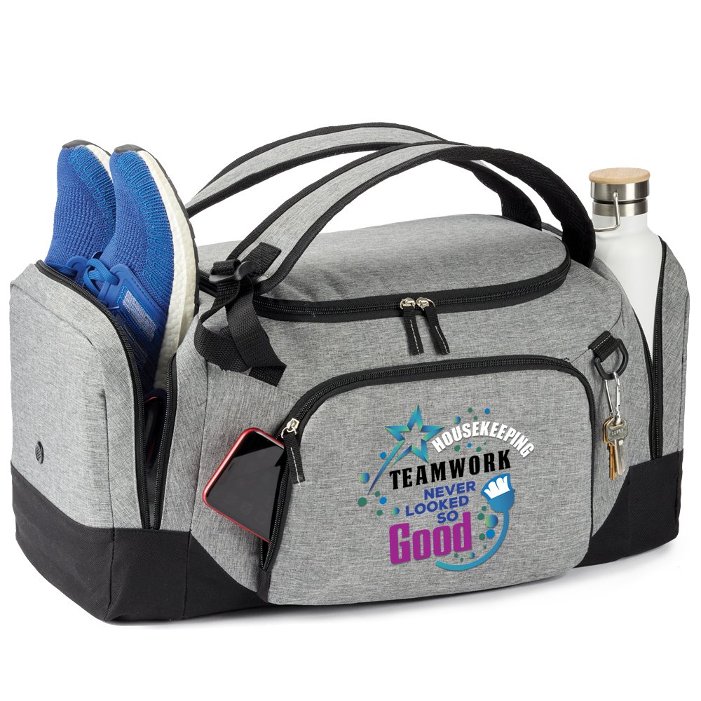 Housekeeper Backpack Housekeeping: Teamwork Never Looked So Good 2-in-1 Hybrid Duffel Bag ...