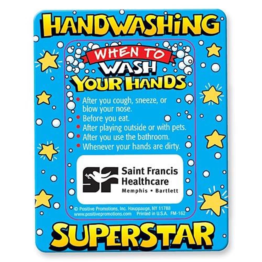 Hand Washing Superstar Magnet - Personalization Available