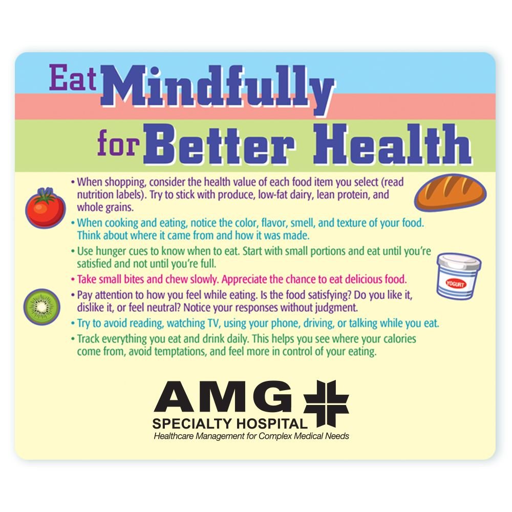 Eat Mindfully For Better Health Magnet - Personalization Available
