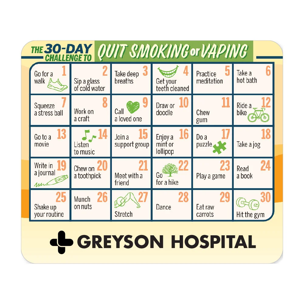 spell to quit smoking cigarettes The 30-Day Challenge to Quit Smoking or Vaping Magnet - One-Color Personalization Available spell to quit smoking cigarettes The 30-Day Challenge to Quit Smoking or Vaping Magnet - One-Color Personalization Available