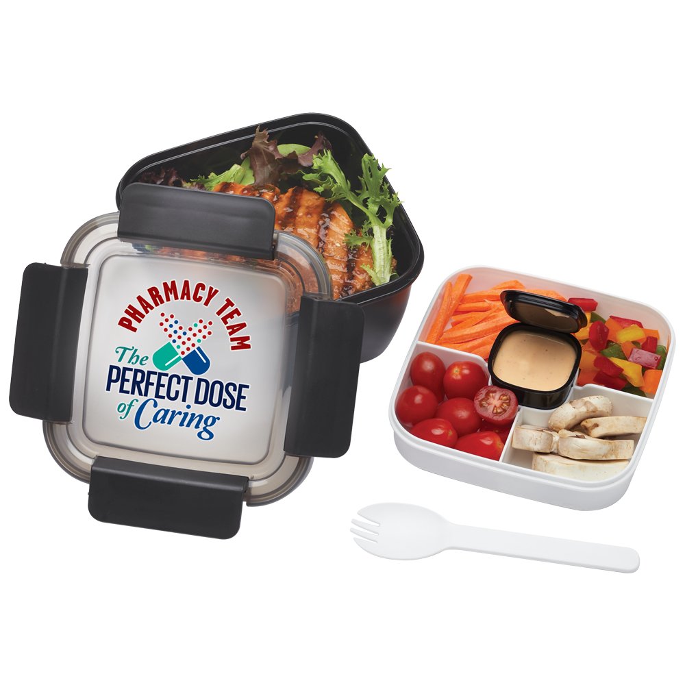 Pharmacy Team: The Perfect Dose of Caring Locking Food Container With Compartments