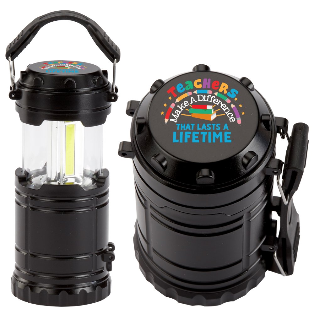 Teachers Make a Difference That Lasts a Lifetime Mini 2-in-1 Portable Lantern & Flashlight