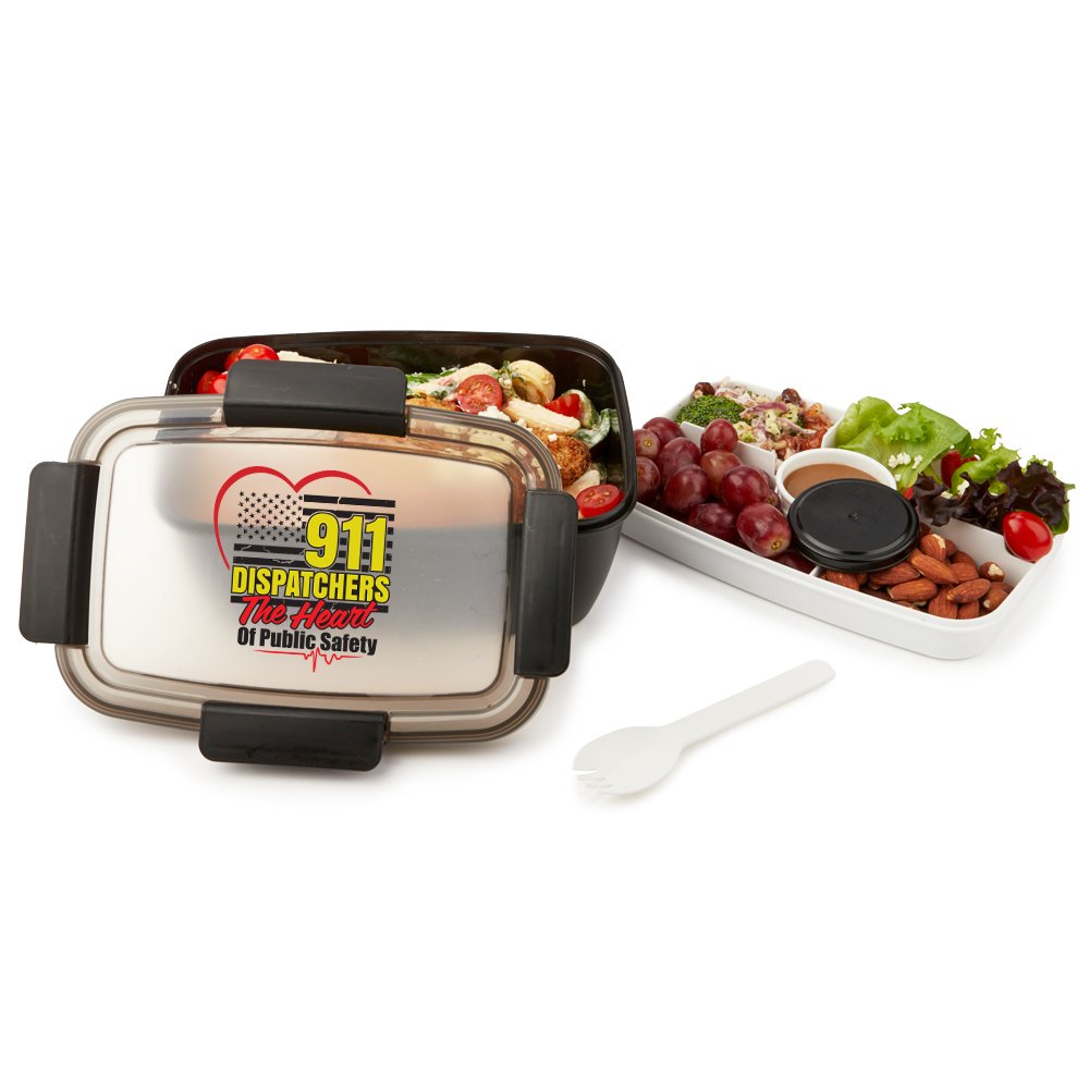 911 Dispatchers: The Heart of Public Safety Locking Stacker Food ...
