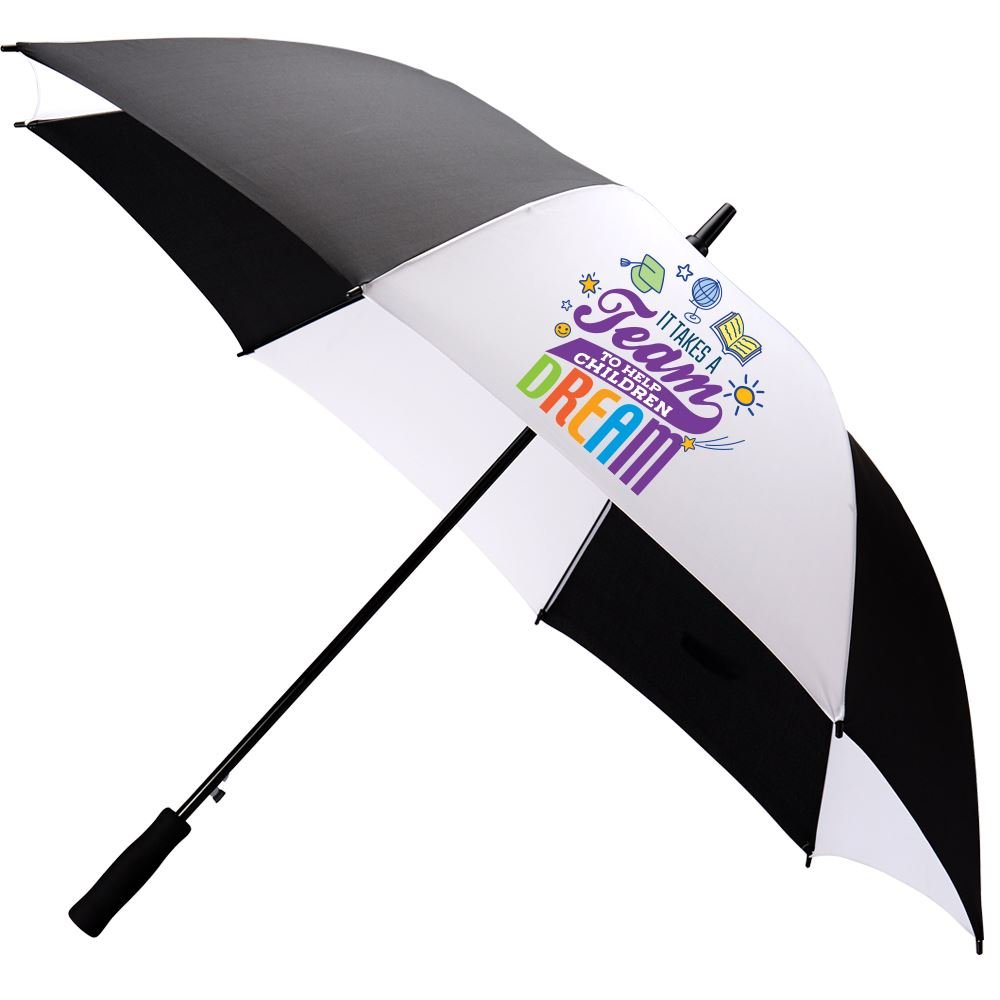 It Takes A Team To Help Children Dream Deluxe Auto-Open Windproof 60
