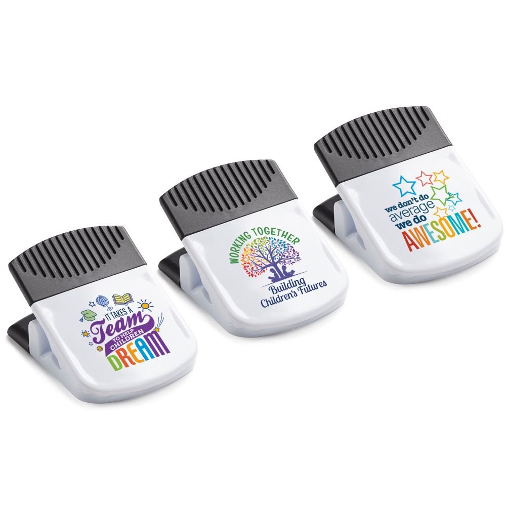 Magnetic Memo Clip 3-Piece Assortment Pack