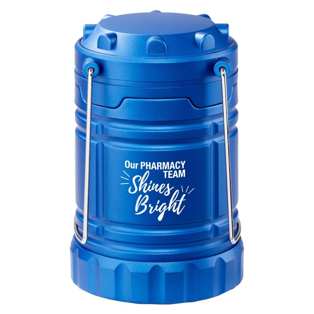 Our Pharmacy Team Shines Bright Indoor/Outdoor Retractable LED Lantern with Magnetic Base