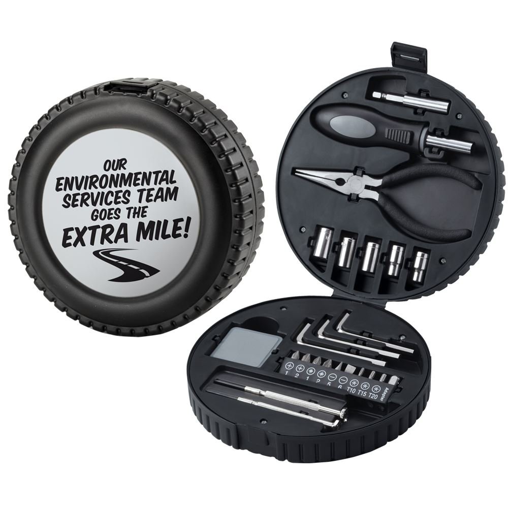 Our Environmental Services Team Goes The Extra Mile! 22-Piece Tire Case Tool Set