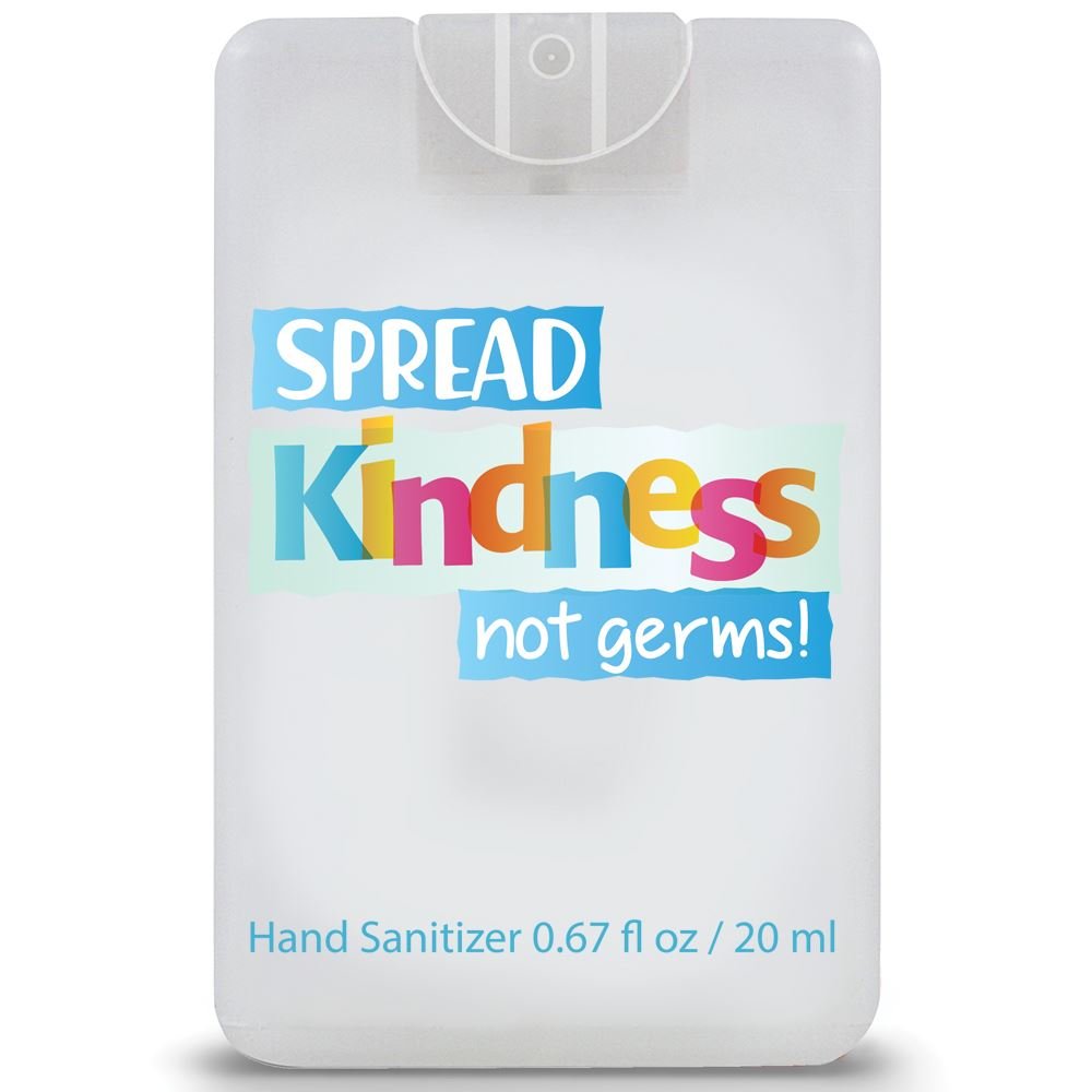 Spread Kindness Not Germs Credit Card Style Hand Sanitizer Spray ...