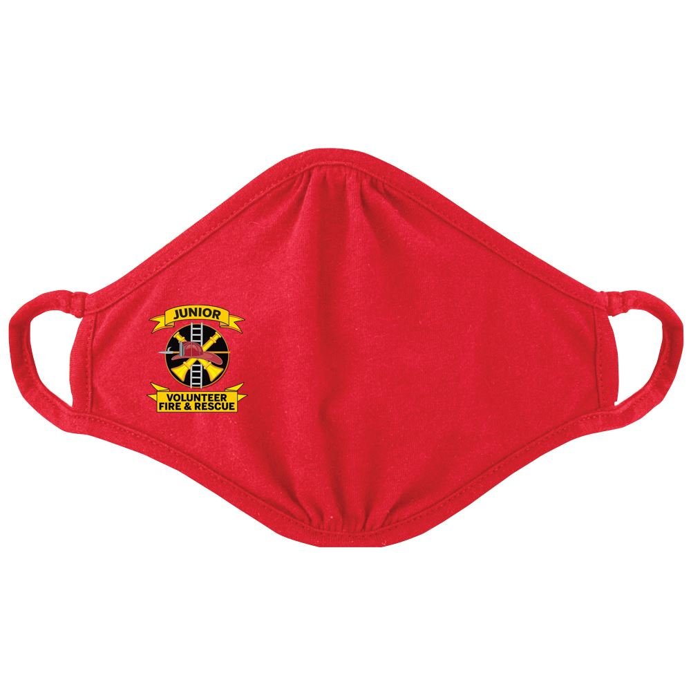Junior Volunteer Fire & Rescue 2-Ply Blended Youth Face Mask