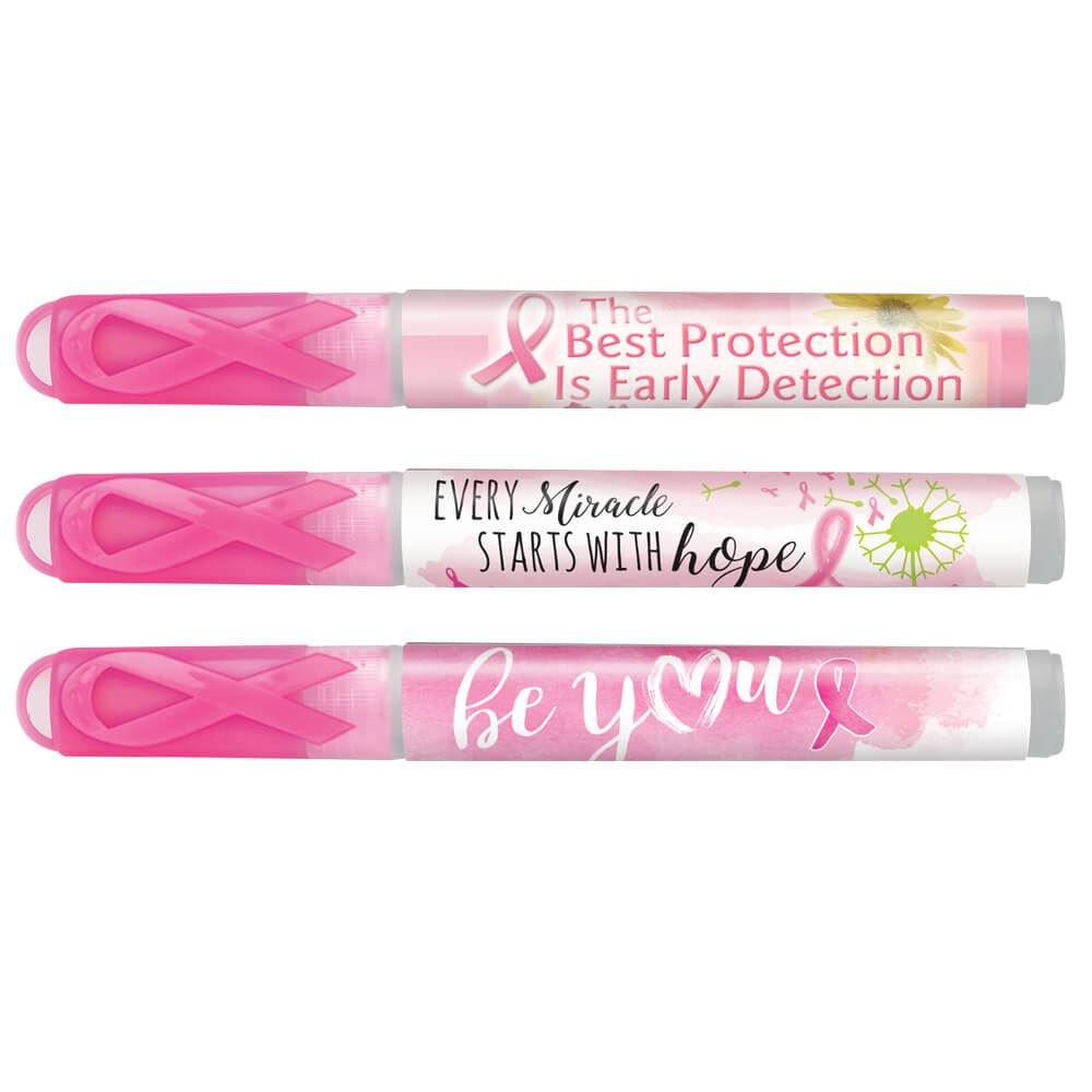 Breast Cancer Awareness Antibacterial Hand Sanitizer Pocket Sprayer 12-Piece Assortment Pack