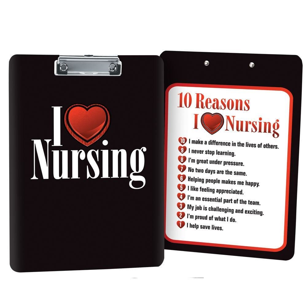 I Love Nursing Clipboard