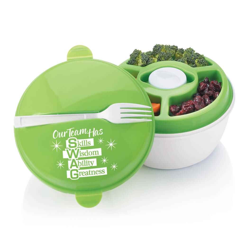 Our Team Has SWAG Round Food Container With Compartments