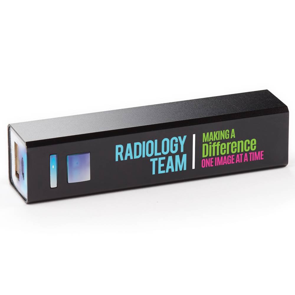 Radiology Team: Making A Difference One Image At A Time UL&reg; Metal Power Bank
