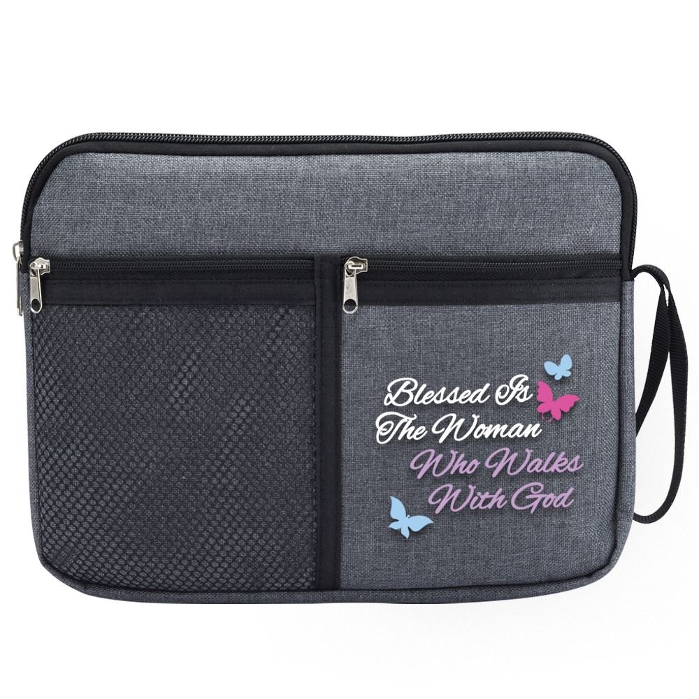Blessed Is The Woman Who Walks With God Cambria Multi-Purpose Bible Bag
