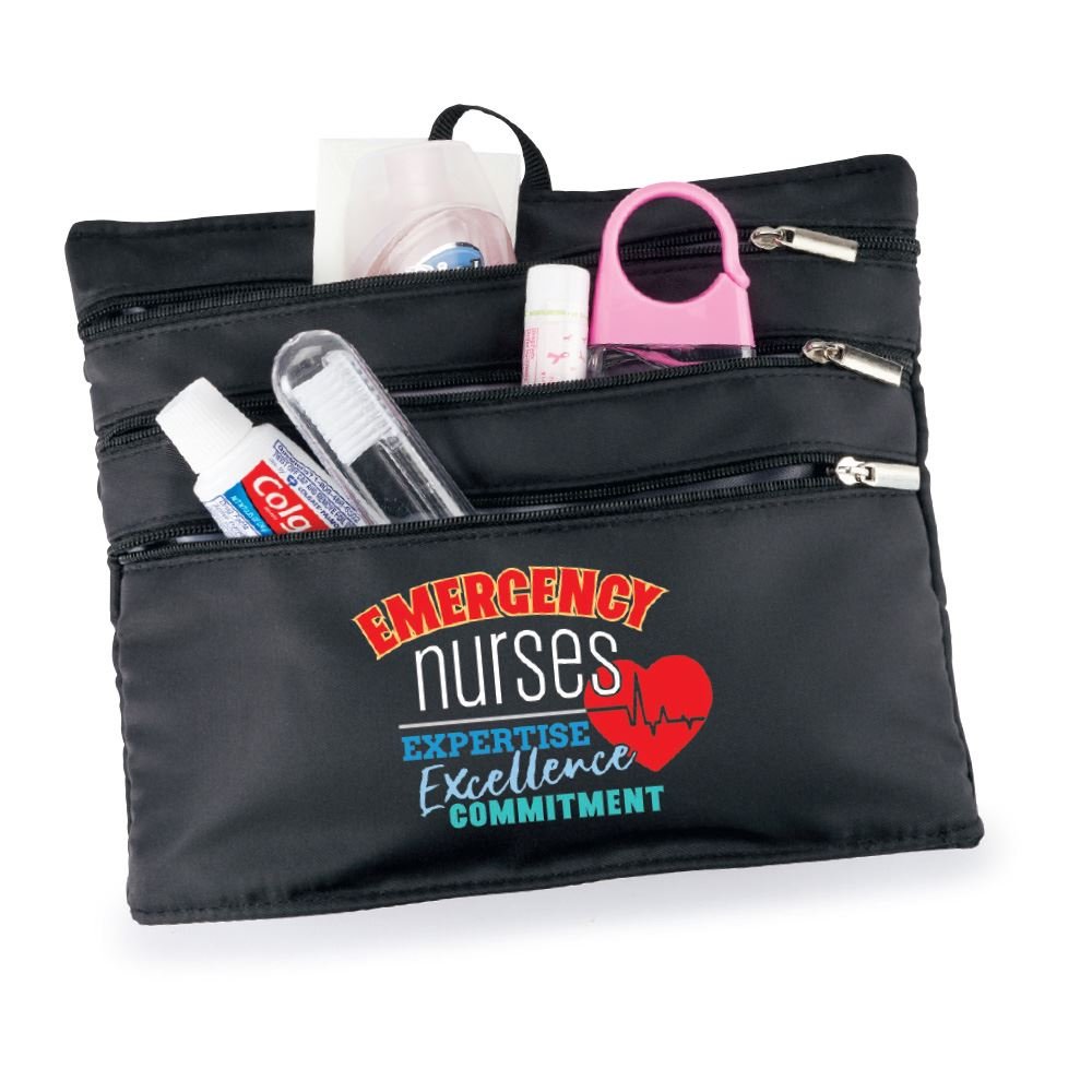 Emergency Nurses: Expertise, Excellence, Commitment 4-Pocket Zip Organizer