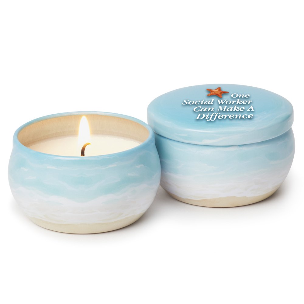 One Social Worker Can Make a Difference Starfish Soy Candle in Tin