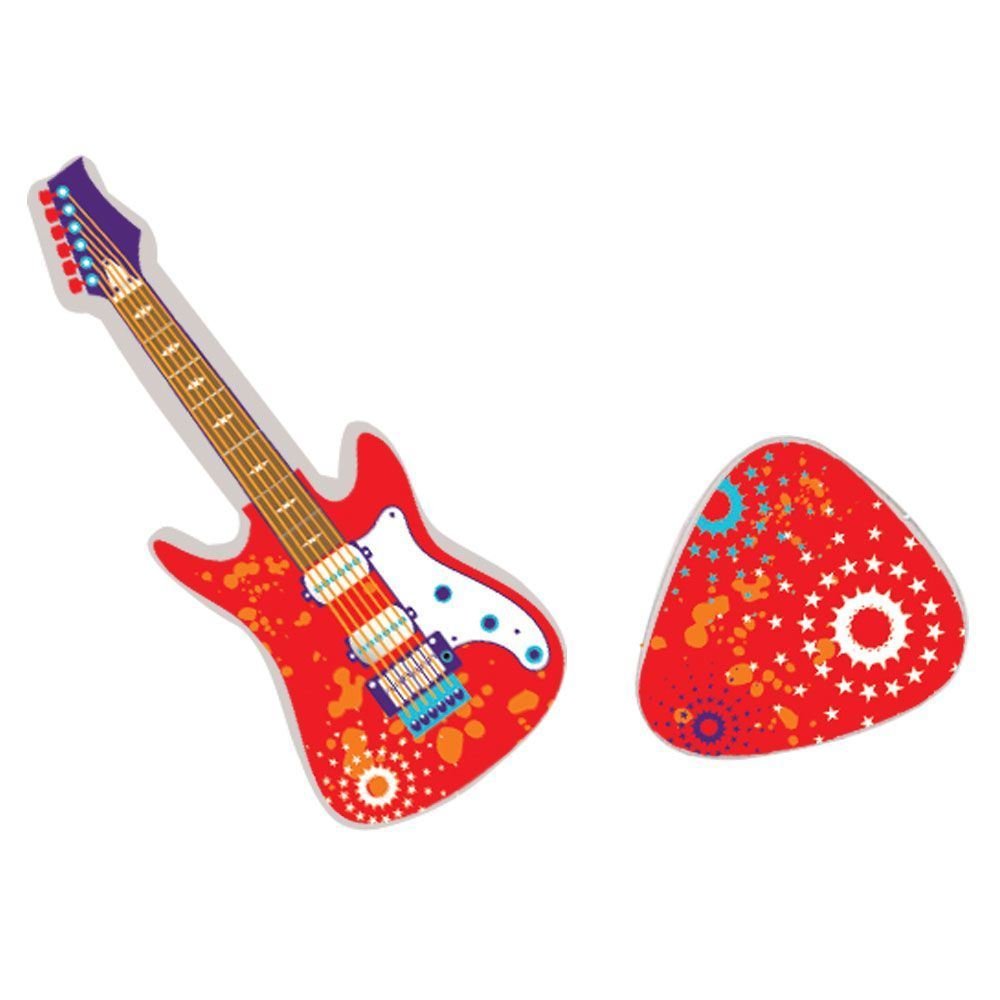Guitar & Pick Erasers - Pack of 25
