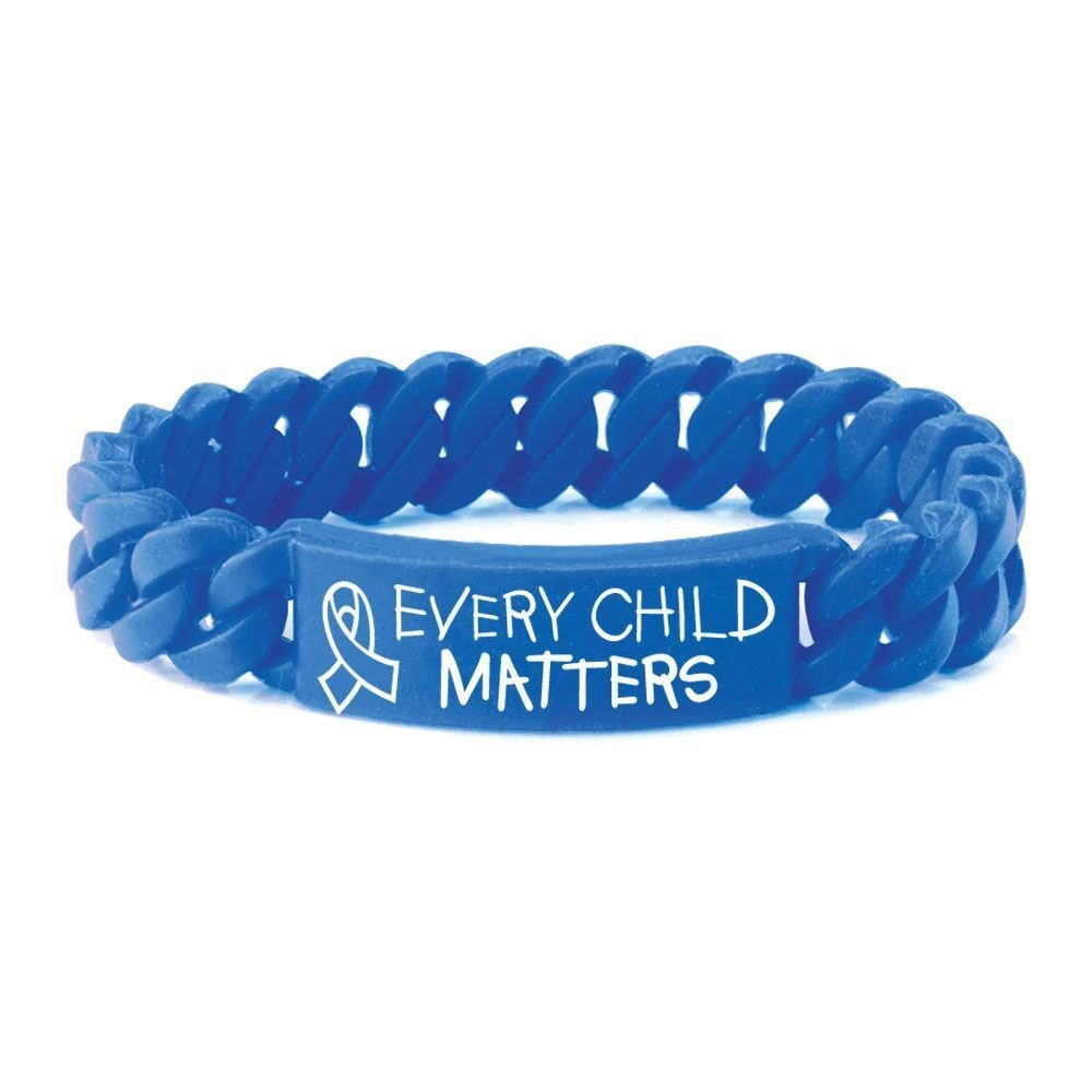 Every Child Matters Silicone Link Bracelet - Pack of 10