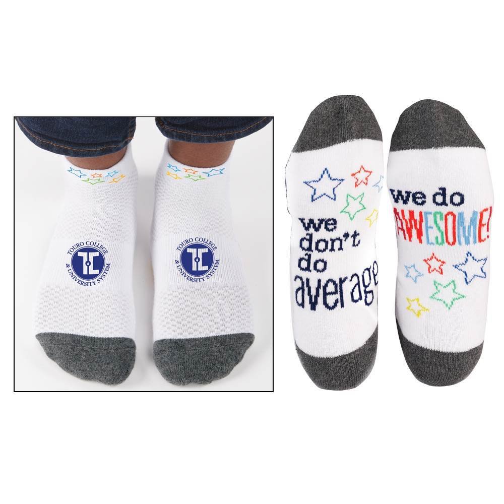 We Don't Do Average...We Do Awesome! Personalized Positivity Socks ...