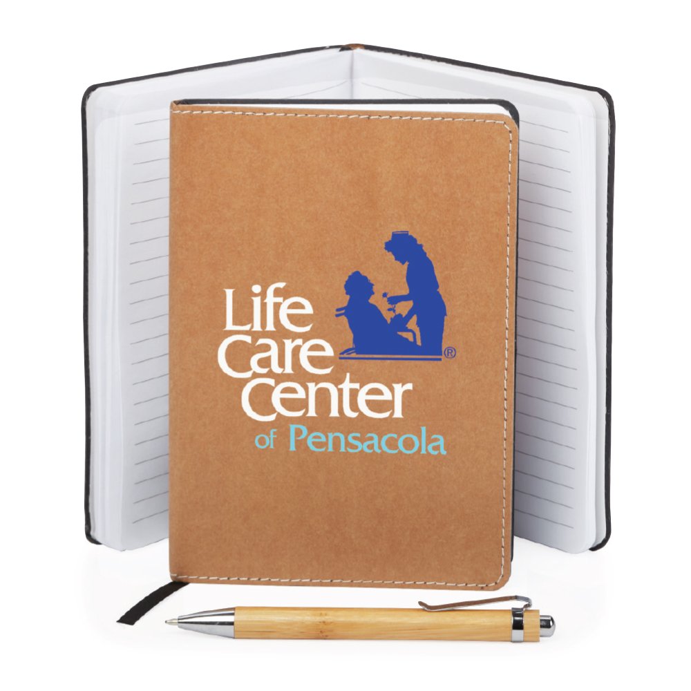 Kraft Journal & Bamboo Pen - Personalization Available